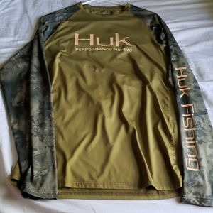 Mens Huk Performance Fishing Shirt